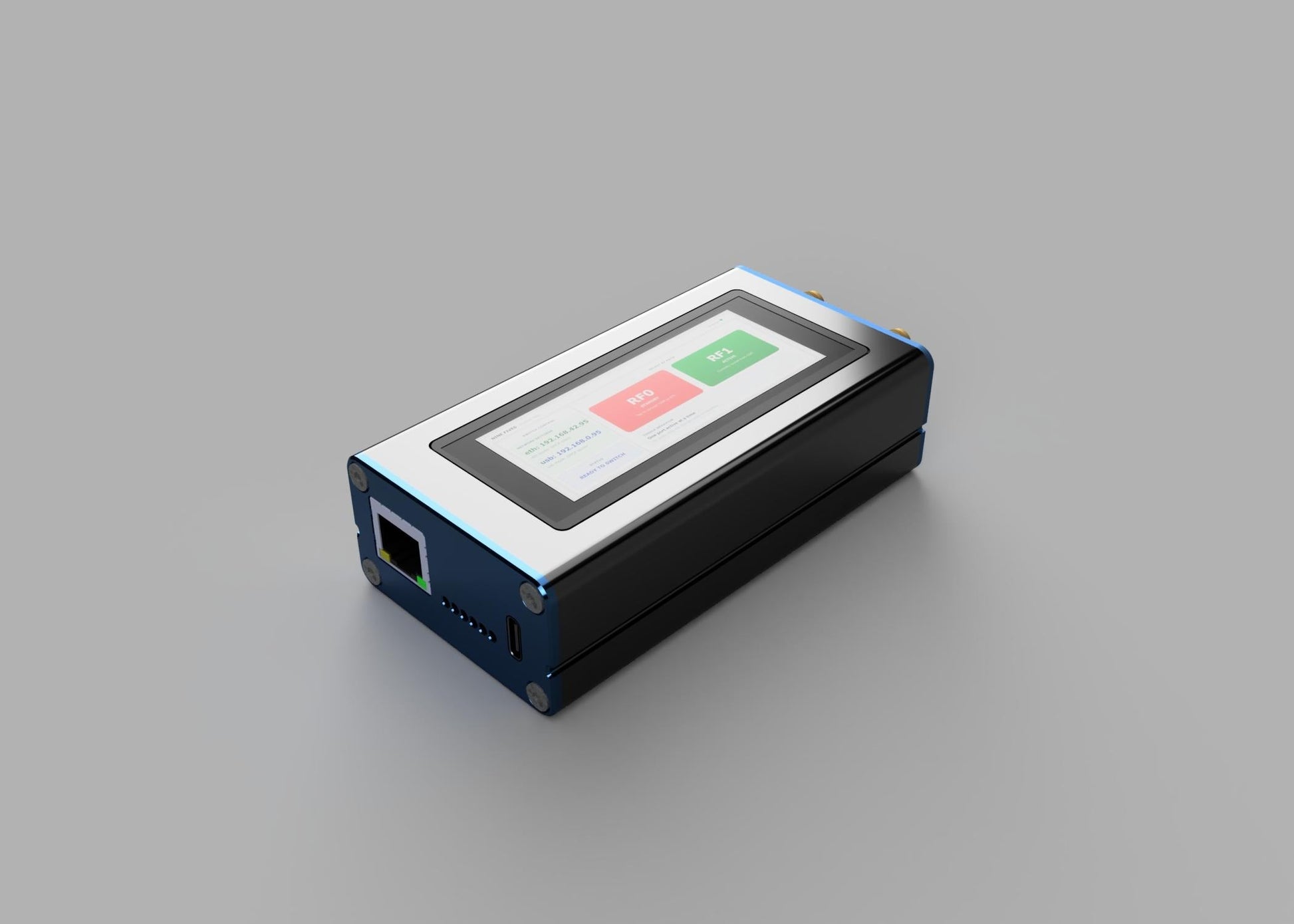 POE-SPDT-6G rear panel with the Power over Ethernet RJ45 socket and USB Type-C port